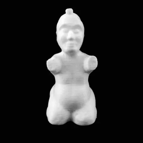 Bronze figure of a kneeling man representing a Southerner at The British Museum, London by Scan The World