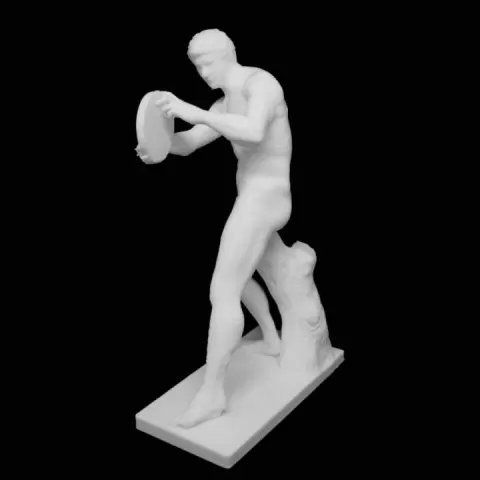 Discus Thrower at The Fine Arts Museum of Brussels, Belgium by Scan The World