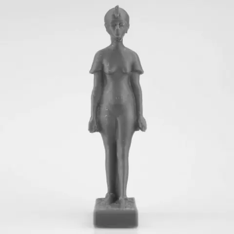 Standing-striding figure of Nefertiti at Neues Museum, Berlin by Coskucan GURUN
