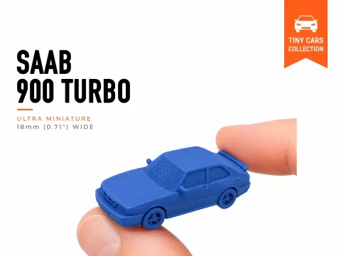 Tiny SAAB 900 Turbo - Mini Cars Series