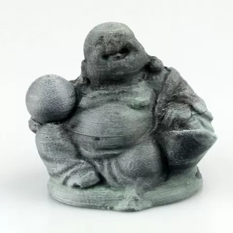 Glad Buddha by Hunka Tibor