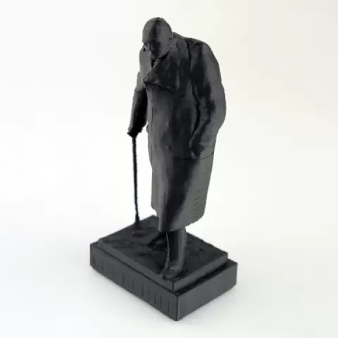 Winston Churchill Statue at Parliament Square, London by Scan The World