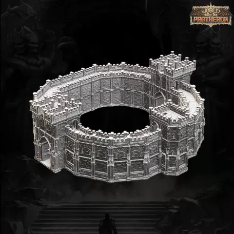 Battle of Eldrino's Deep - Gates and walls(Modular) by World of Pratheron