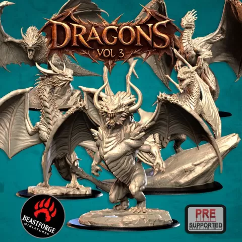DRAGONS VOL 3 by Beastforge Miniatures