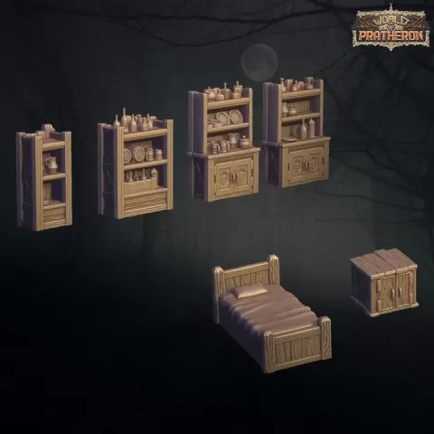 The Creepy Village - Interior Furniture by World of Pratheron