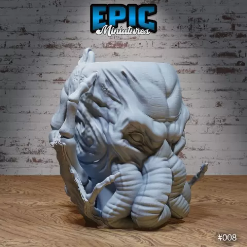 Mind Eater Mug / Cup Monster Decoration / Collectible Monster / Fantasy Figure / Astral Flayer Pub Item / Magical Beast Statue / Tavern Equipment Encounter by Epic-Miniatures