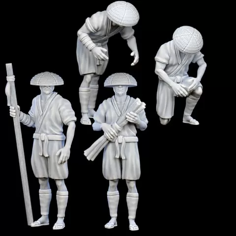 Straw Hat Farmers - Bushido - Way of The Warrior Vol. III by YourNeighborKnight Minis