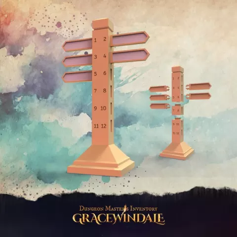 Initiative Tracker - Post by Gracewindale Mini Scenery