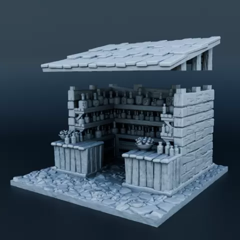 Medieval shop