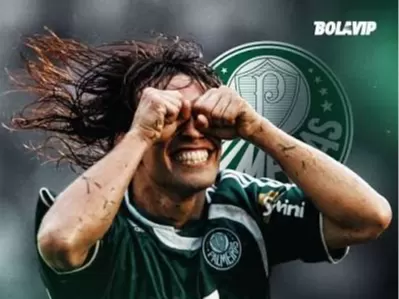 Busto Jorge Valdivia Ex Jogador do Palmeiras