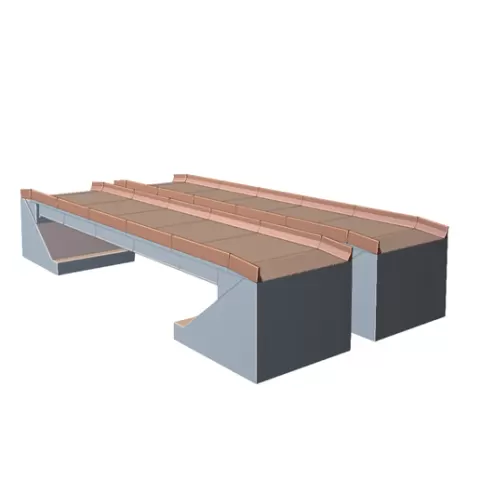 Modular Dual-Lane Highway Bridge