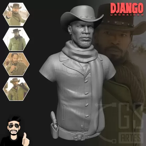 DJANGO UNCHAINED - 3D PRINT - CGS Artes