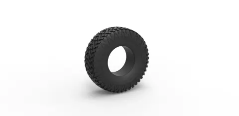 Offroad tire 30 Scale 1:25 - 3DTechDesign