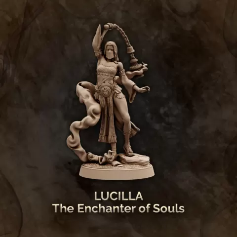 Lucilla, the Enchanter of Souls - illusionist by Artificers_Mini
