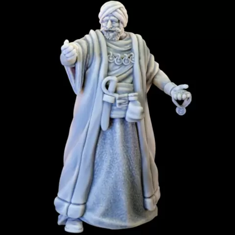Jewel Seller - Not Your Average Trading District Vol. II Kickstarter by YourNeighborKnight Minis