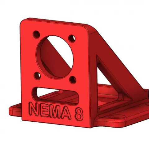 Stepper Stand NEMA8 V1.1 by NerdCorner