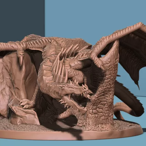 Adult Green Dragon by Little Shop of Sigil