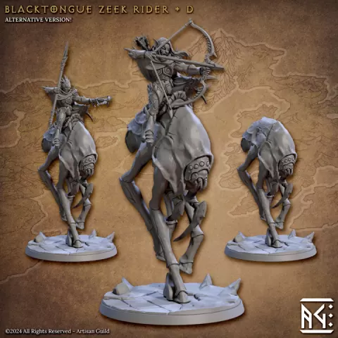 Blacktongue Zeek Rider - D (Blacktongue Assassins) by Artisan Guild