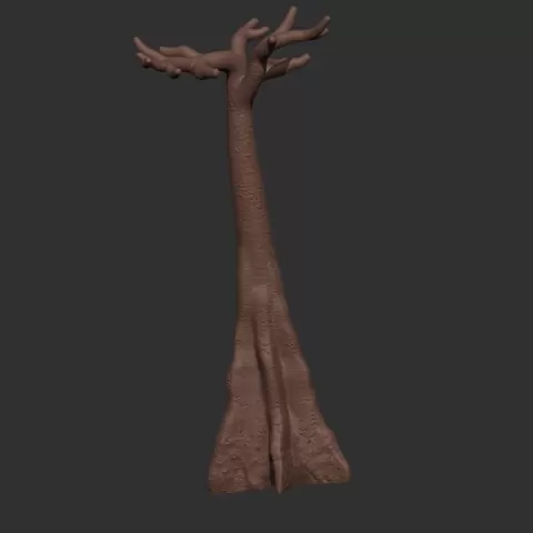 Large Kapok Tree Armature A – Tropical Diorama Terrain STL by Heartwood Abyss