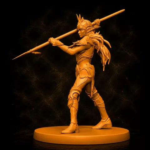 Ember Spearwarden – Veilbound Sentinel