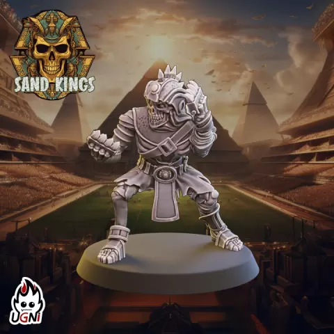 Skeleton #03 - Sand Kings - Fantasy Football - Undead by UGNI Miniatures