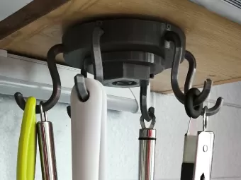 Kitchen tools rotating holder V3