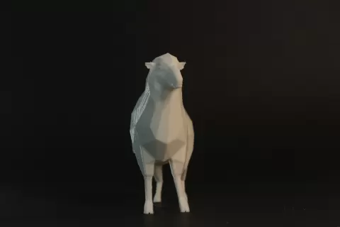 Low Poly Sheep - RyKa 3D