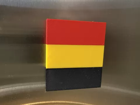 MagFlag: Belgian Flag Fridge Magnet Multicolor with SVG