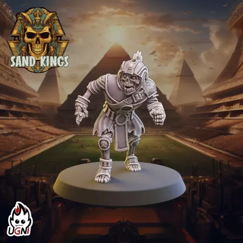 Skeleton #01 - Sand Kings - Fantasy Football - Undead by UGNI Miniatures