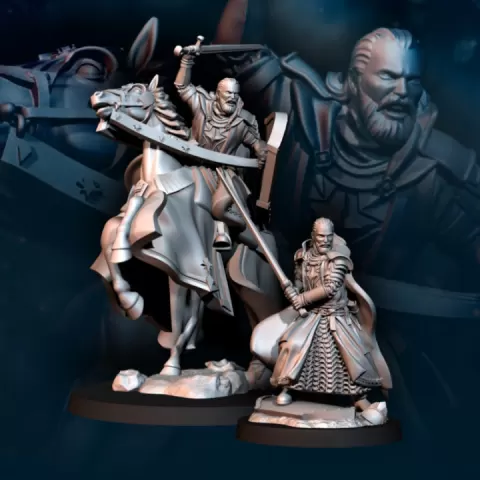 High Humans King - Mounted and Foot | High Humans | Davale Games | Fantasy by Davale Games ©
