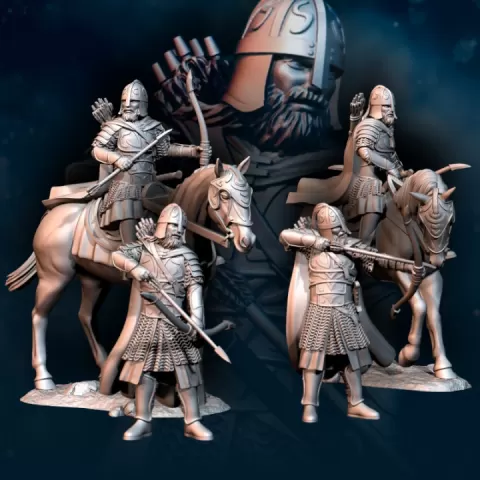West Humans Outriders mtd and foot | West Humans | Fantasy by Davale Games ©
