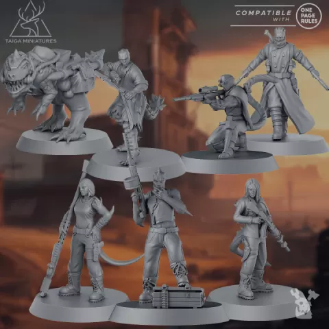 Mutant Rebels Squad by Taiga Miniatures