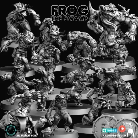 Frog - The Swamp - Fantasy Football by Realm of Paths