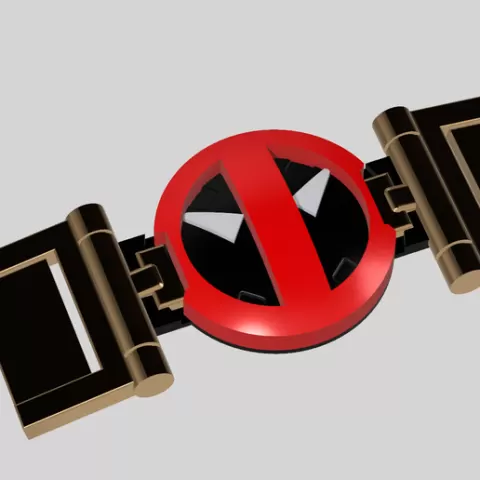 Deadpool Belt Bucle