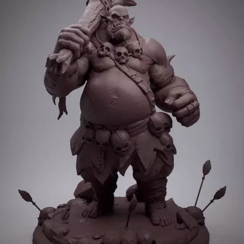 Orc Warrior by Haven Sculpt Studio