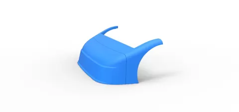 Nose of New Zealand Super Saloon race car Scale 1:25 - 3DTechDesign