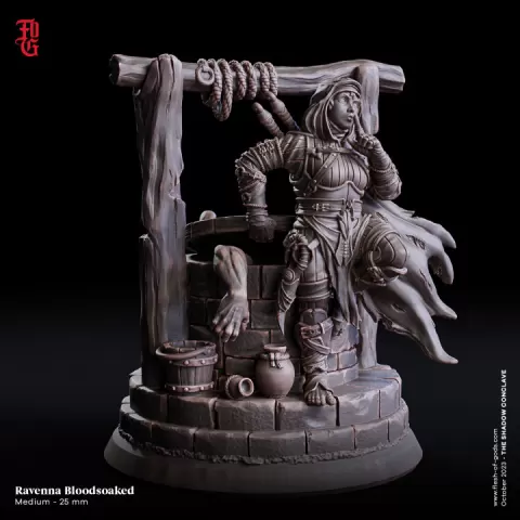 Ravenna Bloodsoaked (Halfling Assassin) by Flesh of Gods