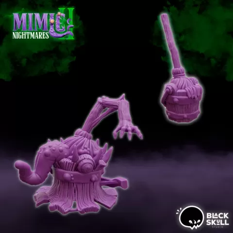 Mimic Mop Bucket by Black Skull Studio