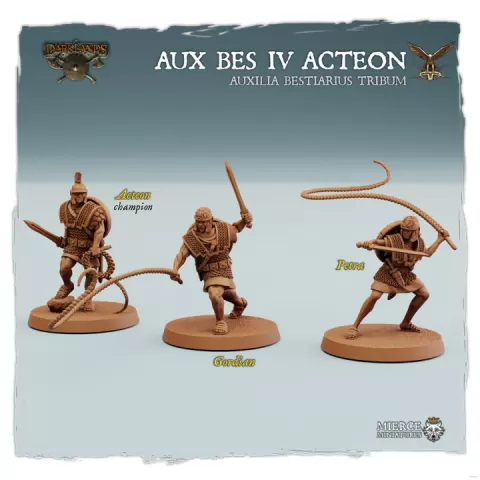 Byzantii Aux Bes IV Acteon, Auxilia Bestiarius Tribum by Mierce Miniatures