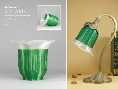 Simulation glass LampShade