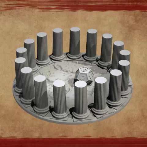 Columns Dice Tray by Lazy Bear
