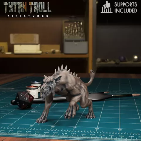 Hellhound 02 [Pre-Supported] by TytanTroll Miniatures