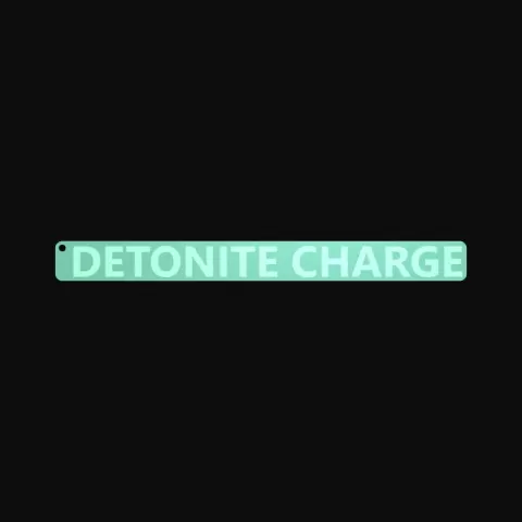 DETONITE CHARGE star wars keychain - XP3Design