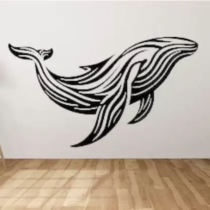 whale wall decor - Danu Pubudu