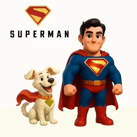 Superman and Krypto - NicoToons