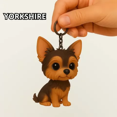 Yorkshire keychain - NicoToons