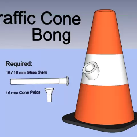 Traffic Cone Bong