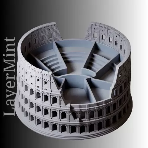 Colosseum Style Multi-Compartment Organizer