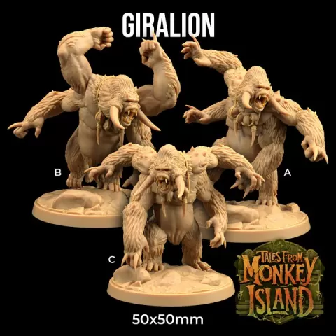 Giralion (Skarr'Gor) | Presupported | Tales From Monkey Island | The Simiax Legions by The Dragon Trappers Lodge