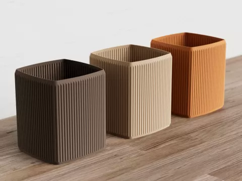 Mini Desk Trash Bin – Vase Mode